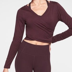Athleta Encore Wrap Top
